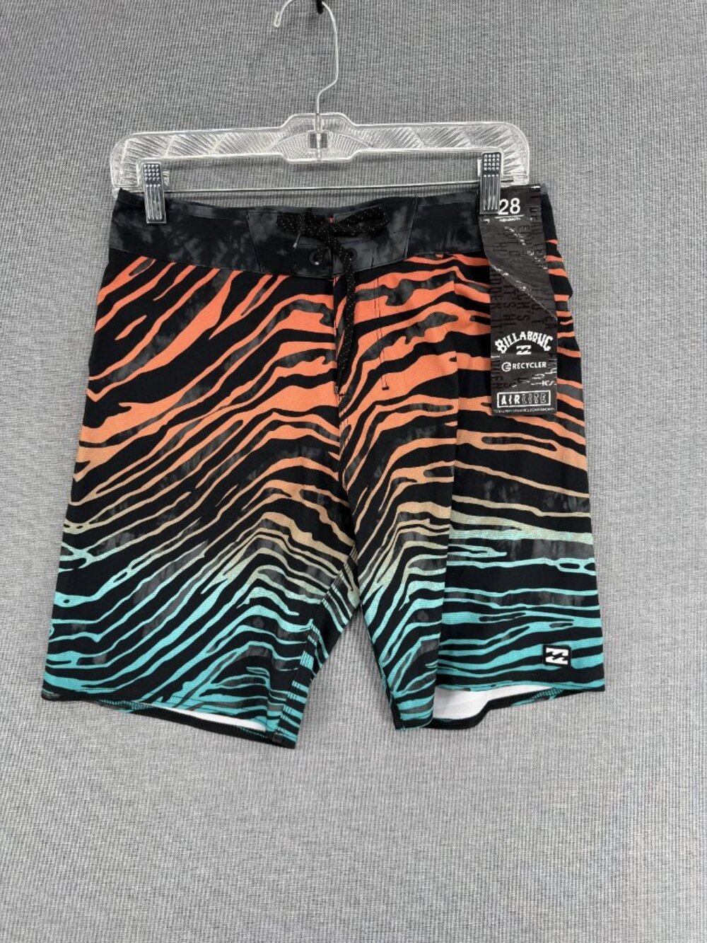 Billabong Sundays Airlite Board Shorts Mens 28 9" Tiger Stripes Swim Trunks NWT